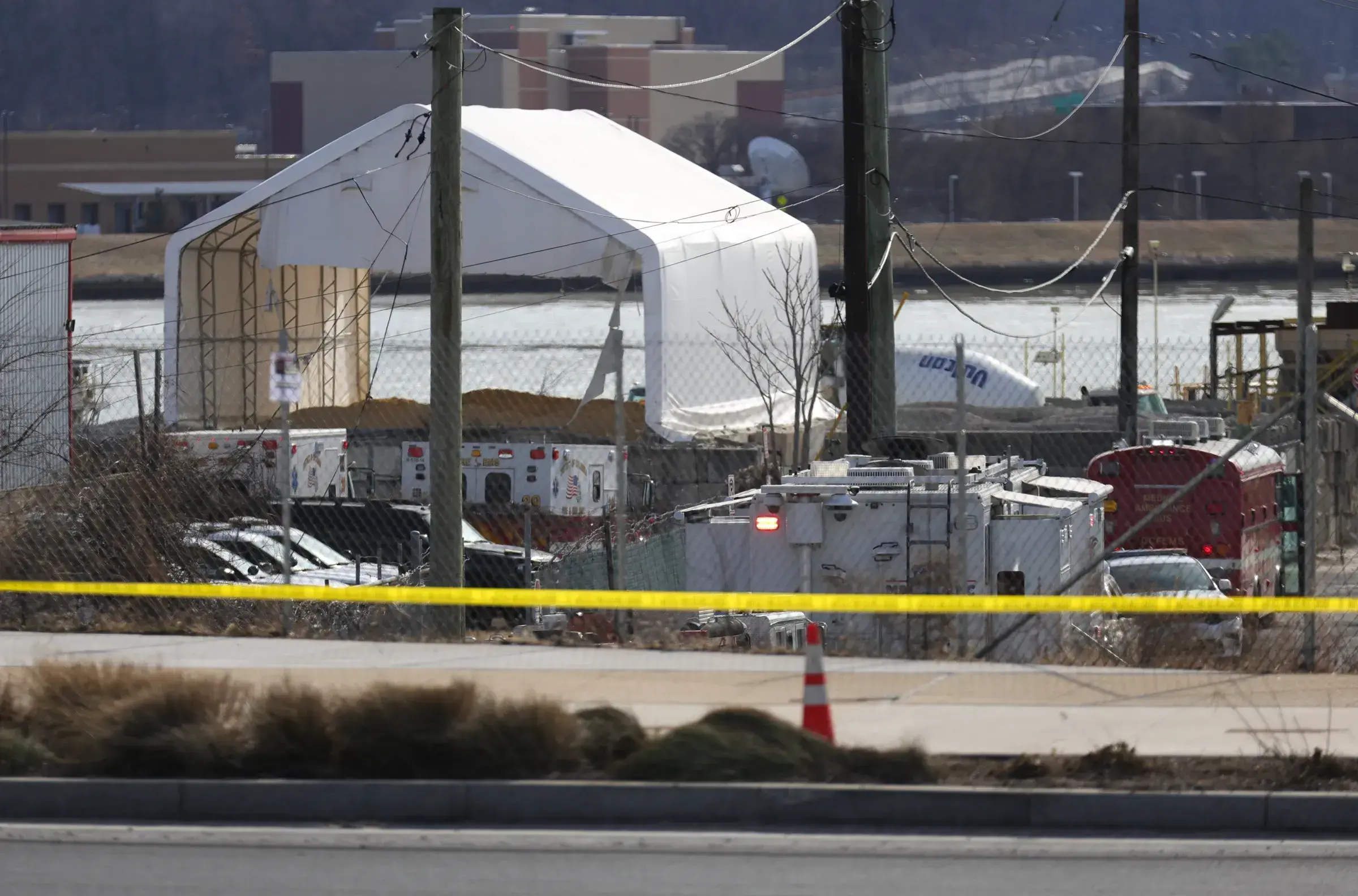 Emergency officials set up to bring bodies ashore