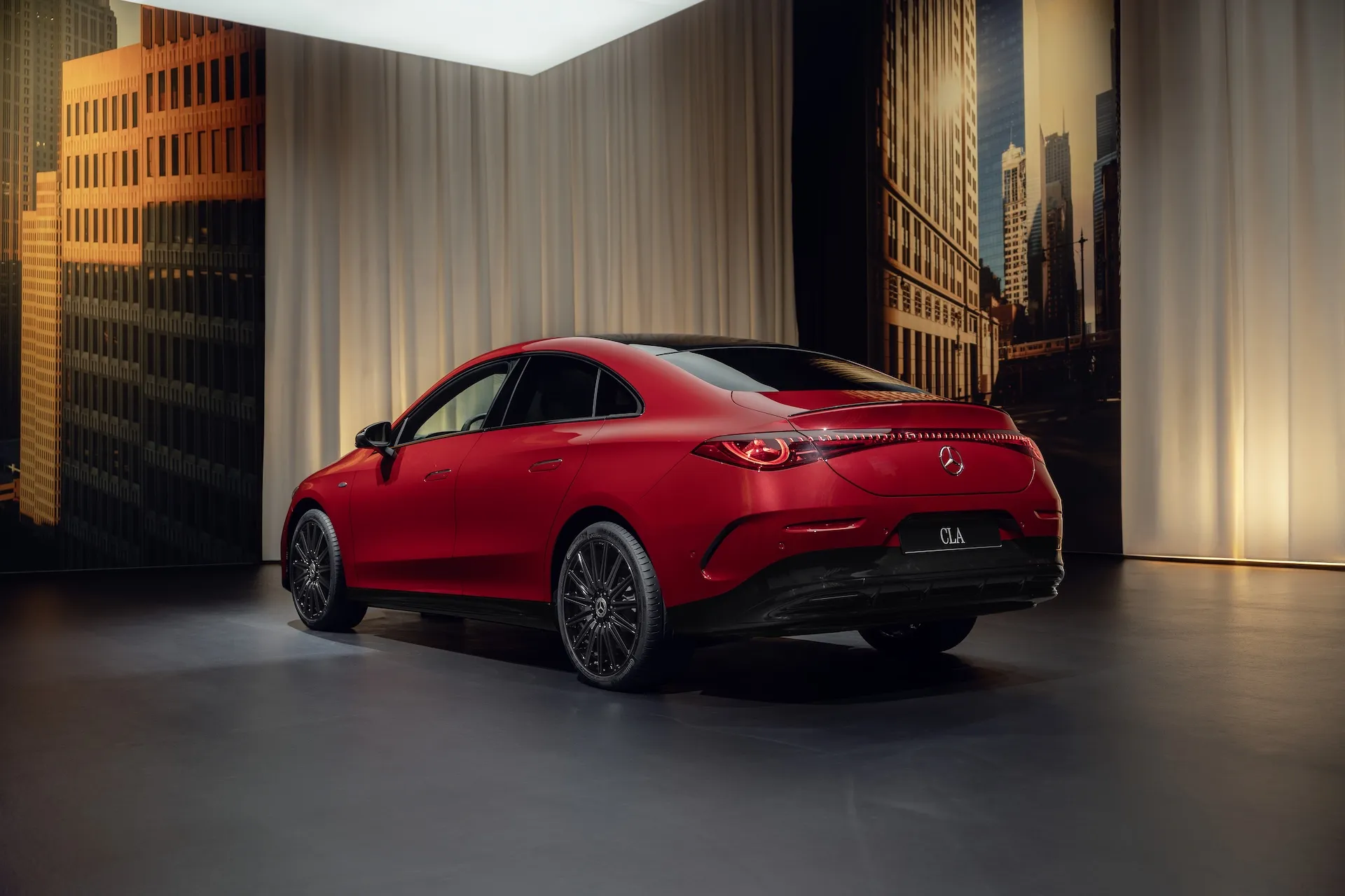 AMG-tuned CLA-Class tipped with axial-flux motors, 500 hp