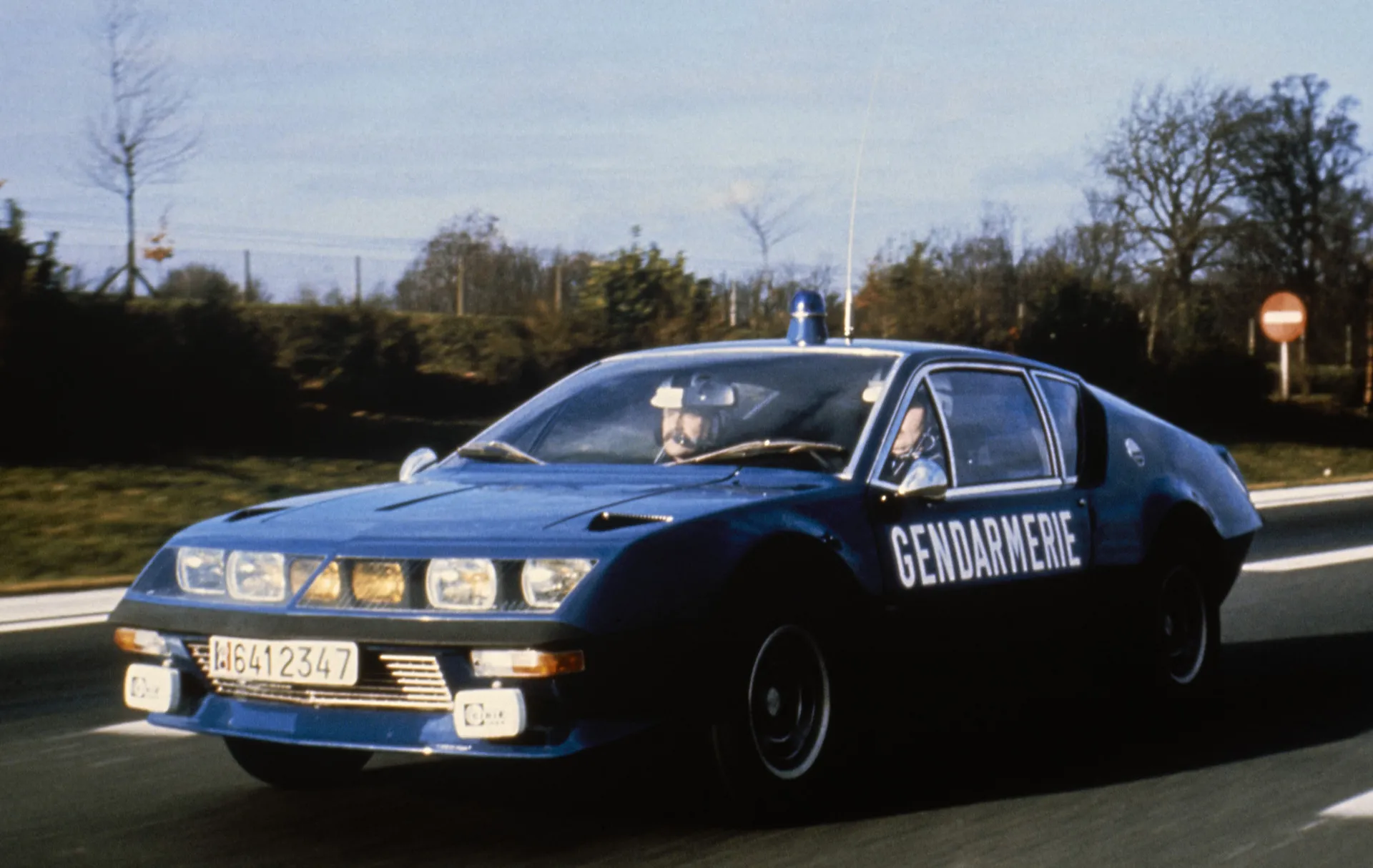 1971 Alpine A310 police car