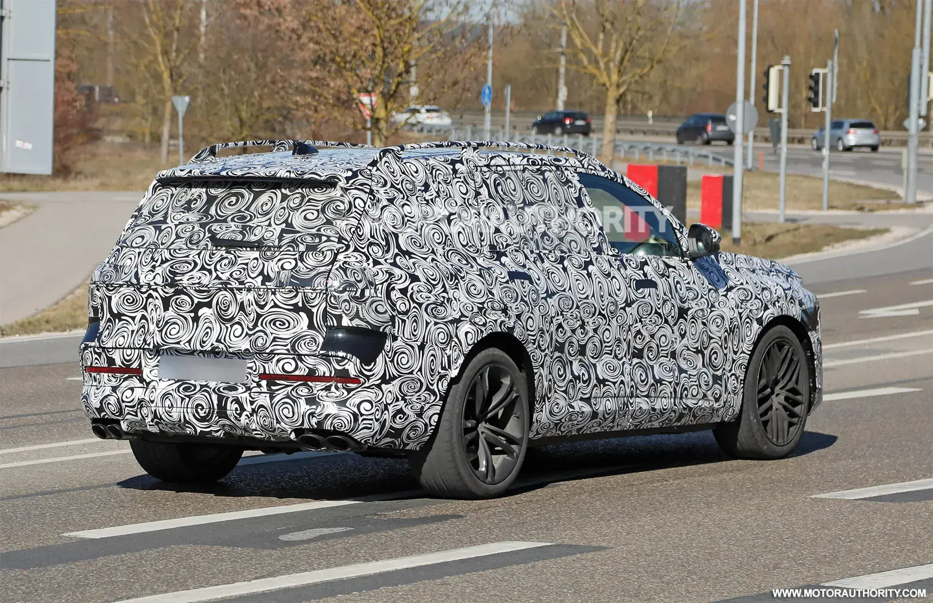 2027 Audi SQ9 spy shots - Photo via Baldauf