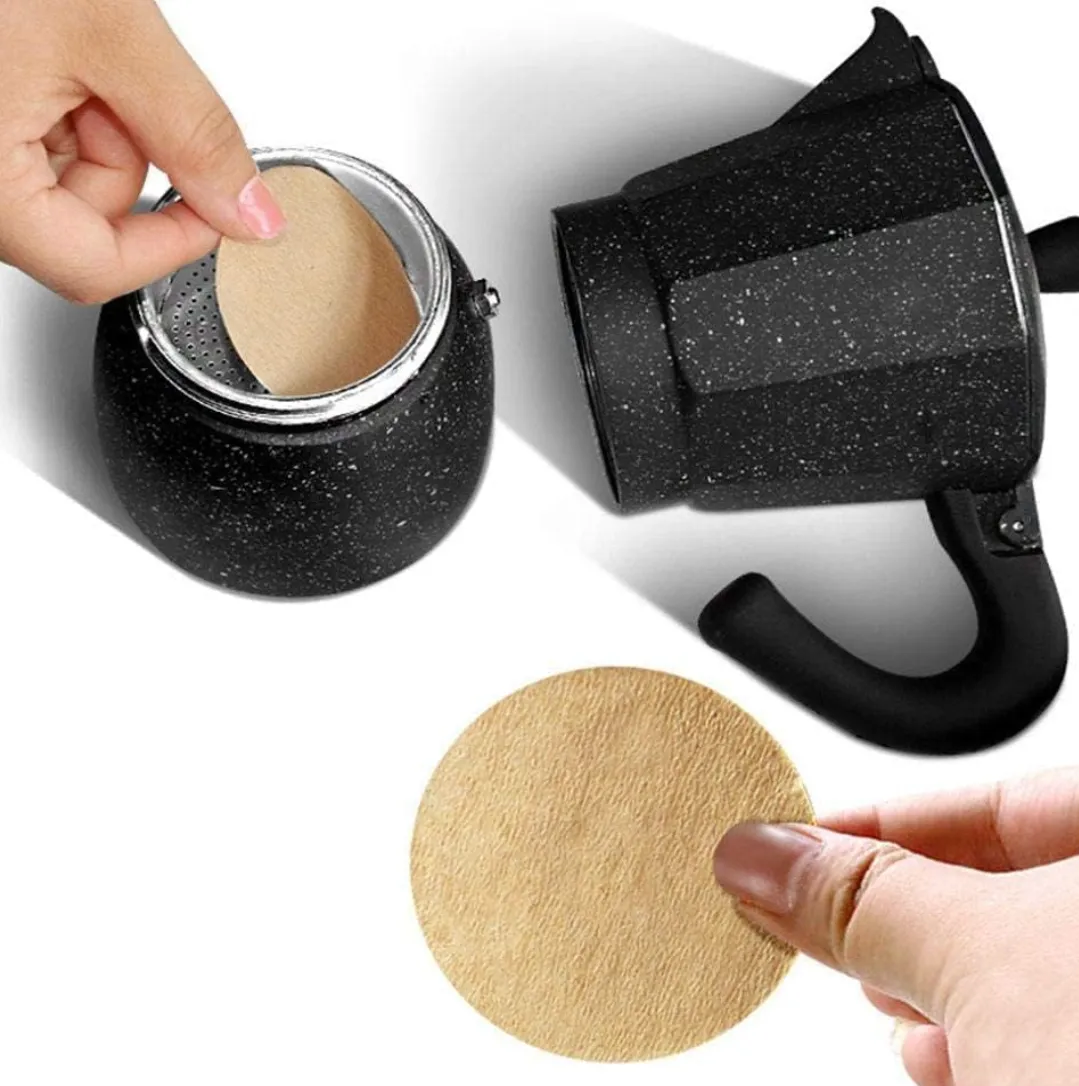 JJ L Fresheners No.6 Coffee Moka Pot Filter Paper.