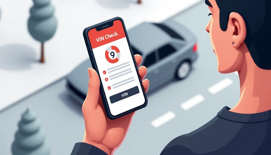 Visual context for vehicle recall check by VIN