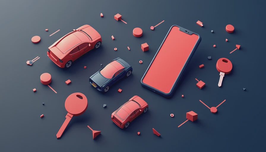 Visual context for digital car keys