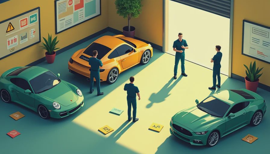 Visual context for vehicle recall software issue safety bulletin automaker