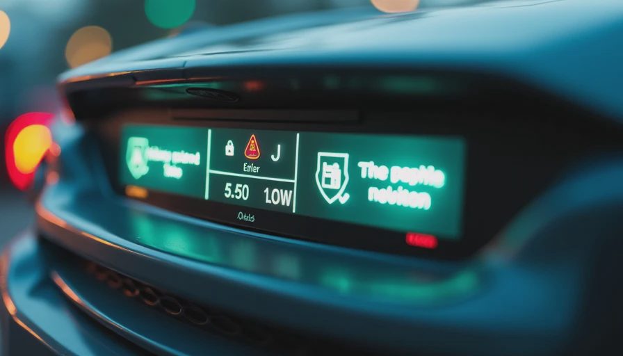 Visual context for toyota lexus recall display panel