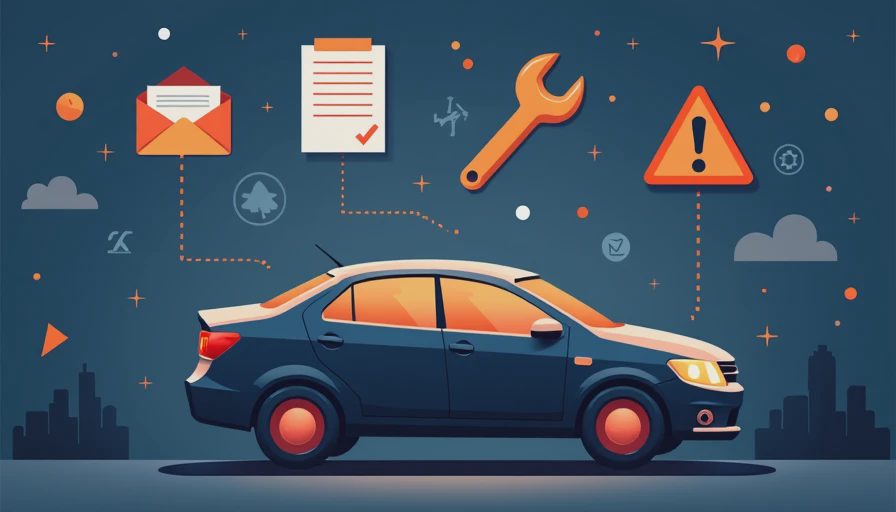 Visual context for auto recalls