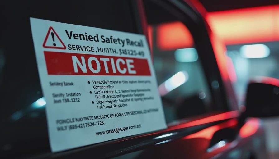 Visual context for kia recall